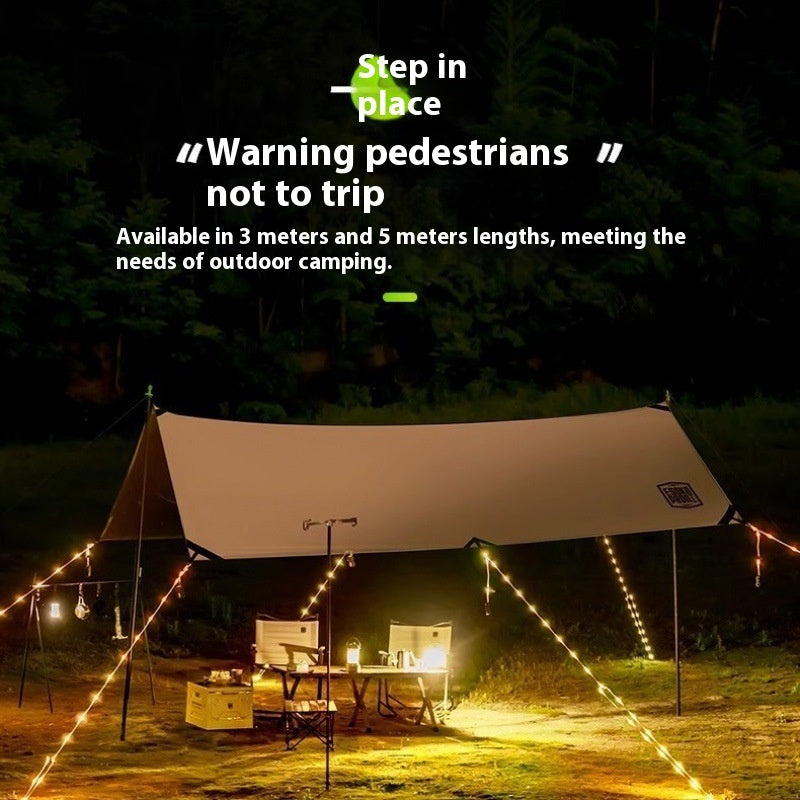 Canopy Tent Camping Decoration Luminous Wind Rope - EDC Italia