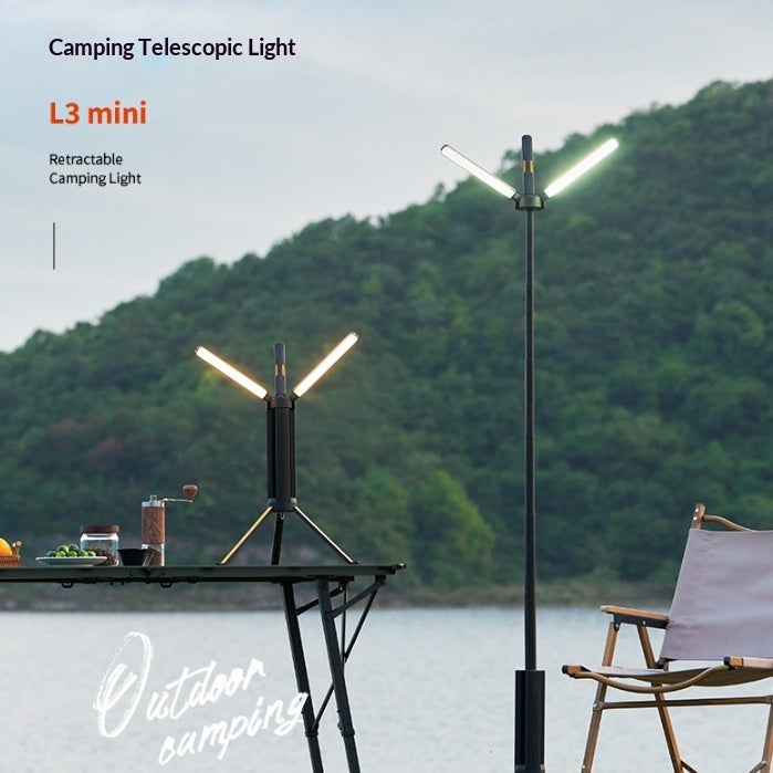 Black Outdoor Telescopic Camping Light - EDC Italia