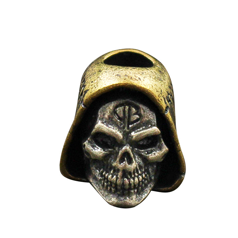 Wearing A Hat Skull Knife Falling Car Key Pendant Edc Pure Copper