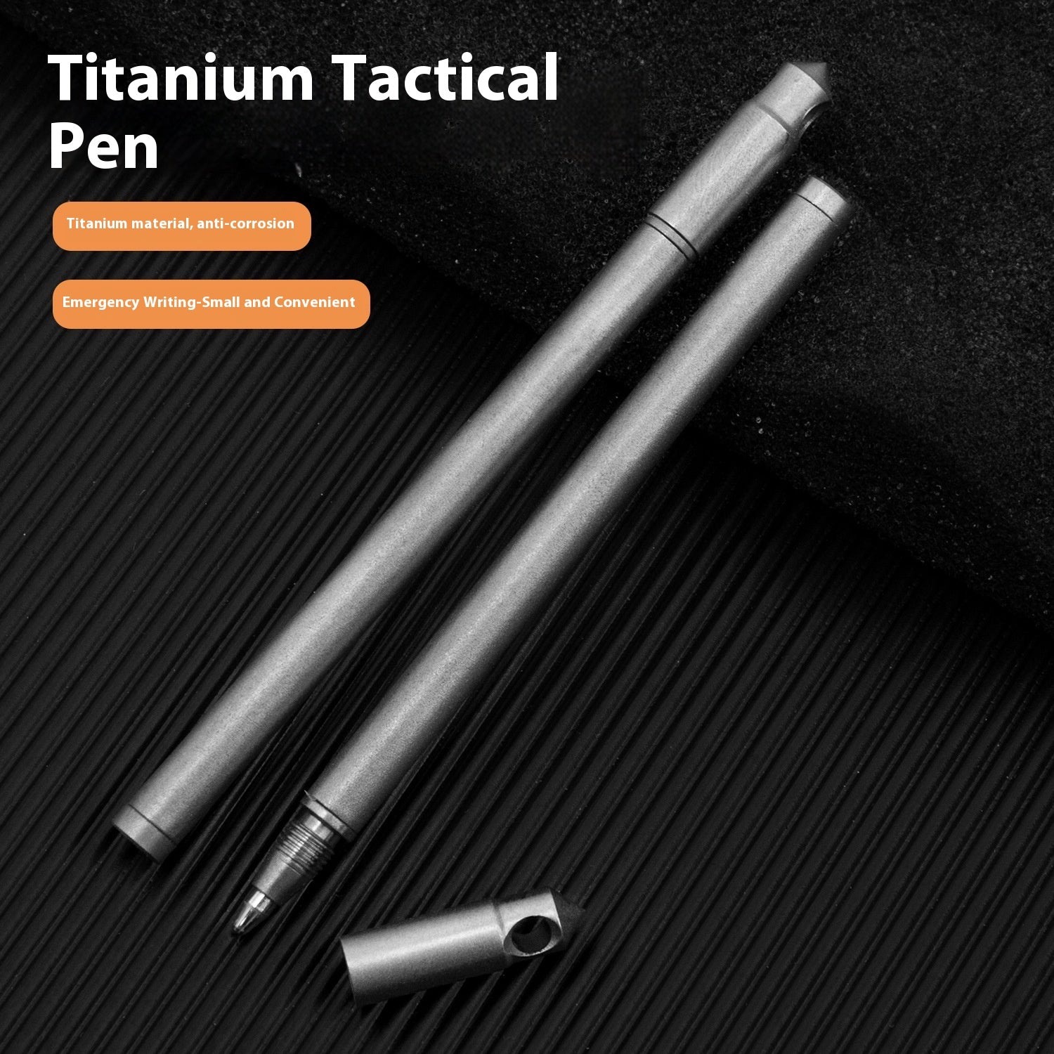 Mini Titanium Alloy EDC Portable Keychain Pen
