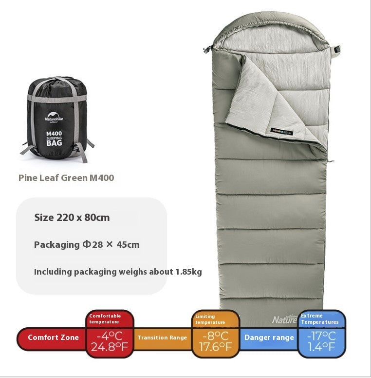 Washable And Spliced Double-person Tent Camping Portable Sleeping Bag - EDC Italia