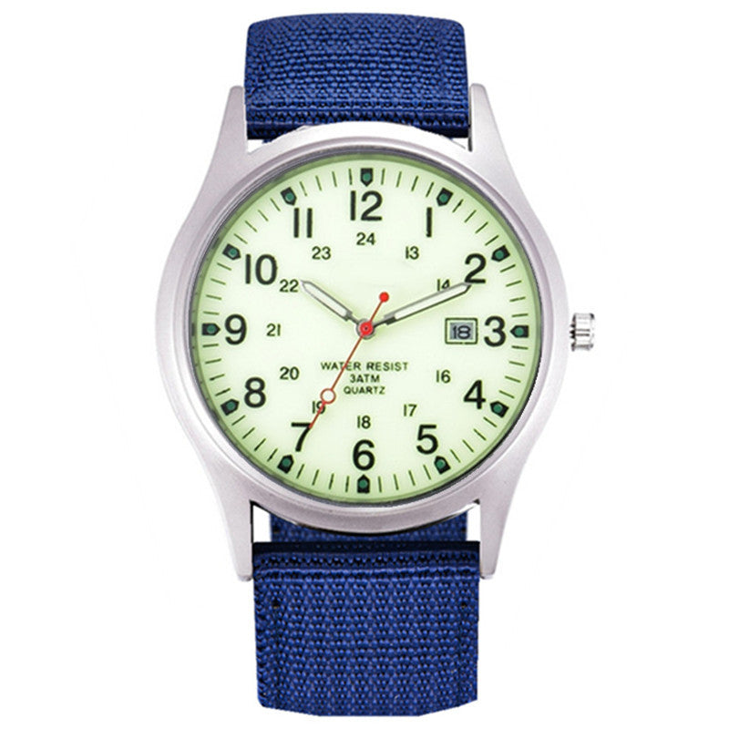 Canvas Strap Men's Watch