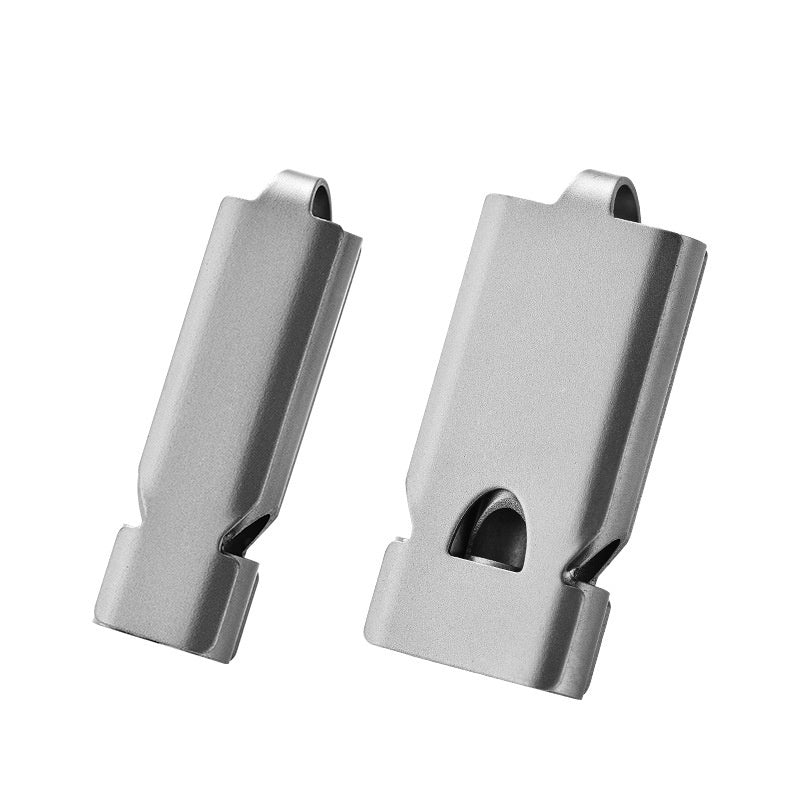 Titanium Alloy Three-Tube Whistle High-Volume Outdoor Emergency Survival Whistle