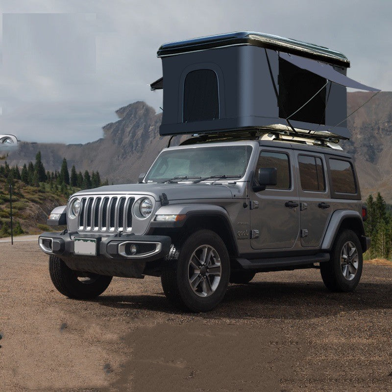 Outdoor Aluminum Alloy Helicopter Model Foursquare Car Roof Vehicle Tent Camping Tent - EDC Italia