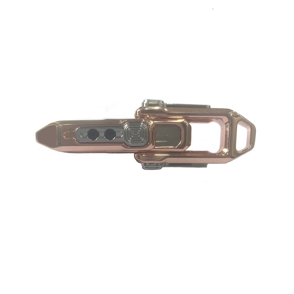 EDC Egg Pusher Magnetic Double Pusher Coin Rocket Fingertip Gyro Metal Toy