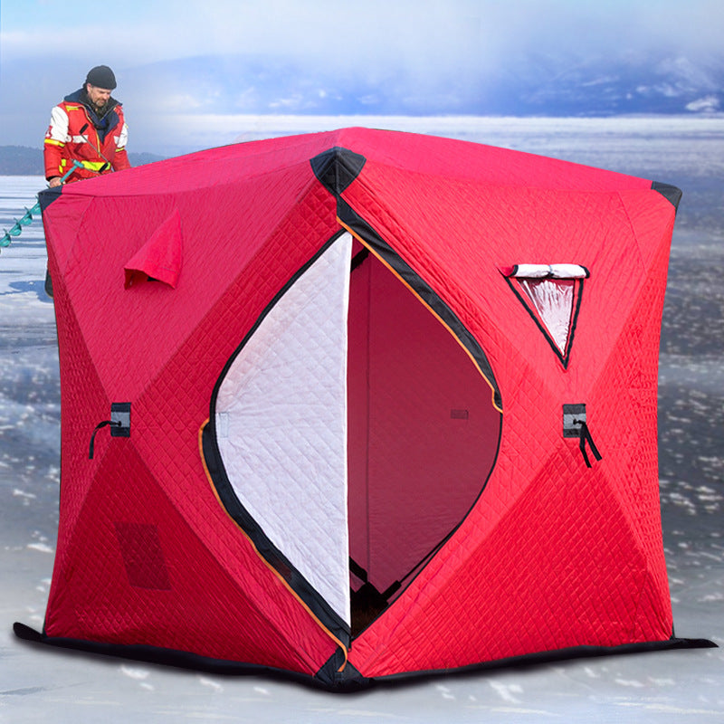 Large Yurt Red Camouflage Warm Tent - EDC Italia