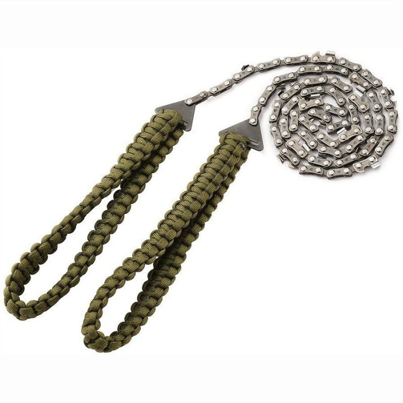 Braided Umbrella Rope Camping Survival Pocket Saw - EDC Italia