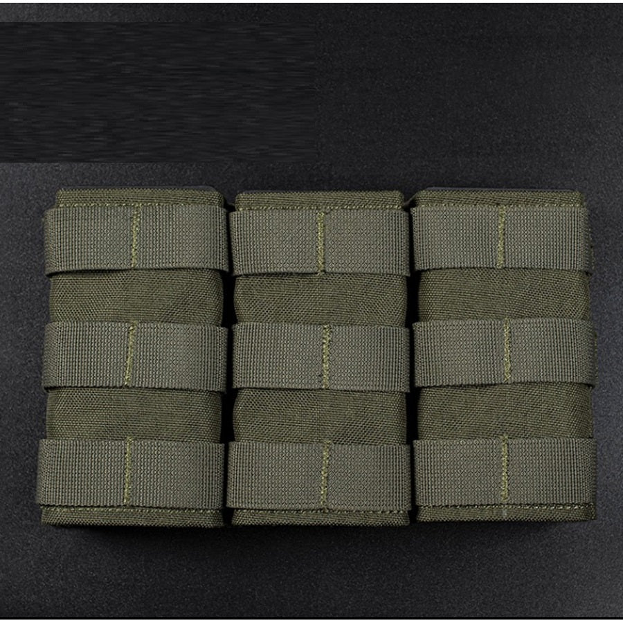 High Triple MOLLE Accessory Kit Tactical Vest Front Installation Function Kits Expansion Accessory Bag
