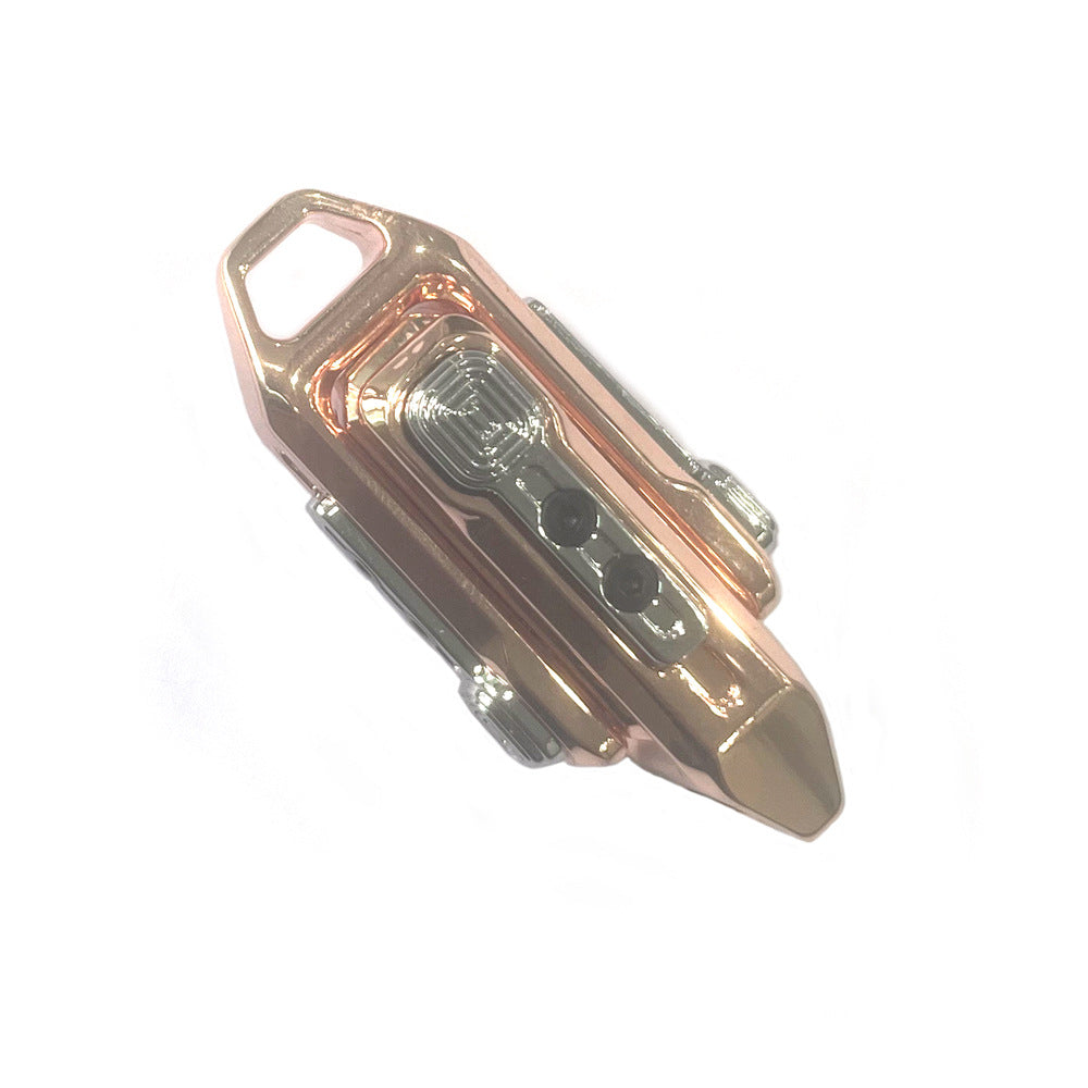 EDC Egg Pusher Magnetic Double Pusher Coin Rocket Fingertip Gyro Metal Toy