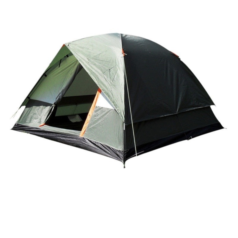 Outdoor Supplies Rain-proof Camping Tent Hand-mounted Double-layer Family Travel Camping Waterproof - EDC Italia