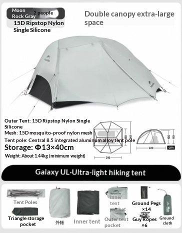 Single And Double Hiking Tent Ultra-light Outdoor Camping - EDC Italia