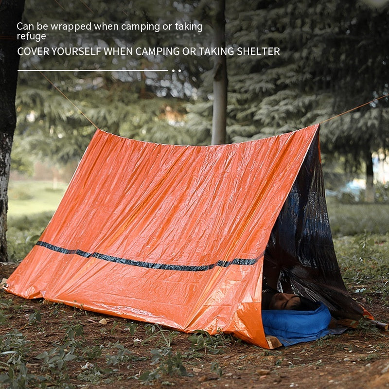 Portable Outdoor Disaster Relief Tent Camping Temporary Simple Sleeping Bag Warm Emergency Blanket - EDC Italia