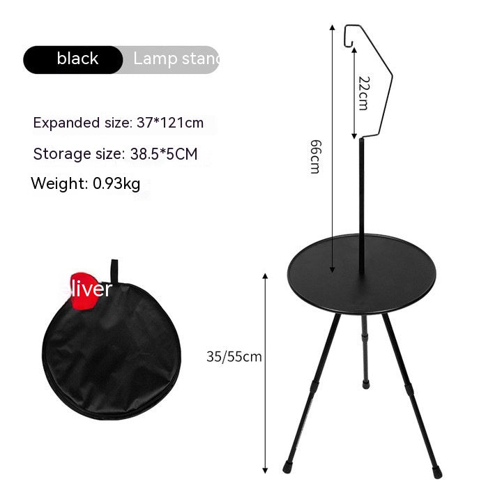 Outdoor Camping Folding Aluminum Alloy Tripod Table - EDC Italia