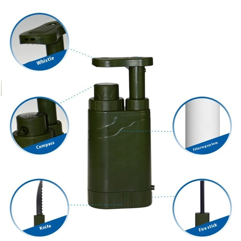 Outdoor Water Purifier Straw Direct Drink Ultrafiltration Filter Water Purifier