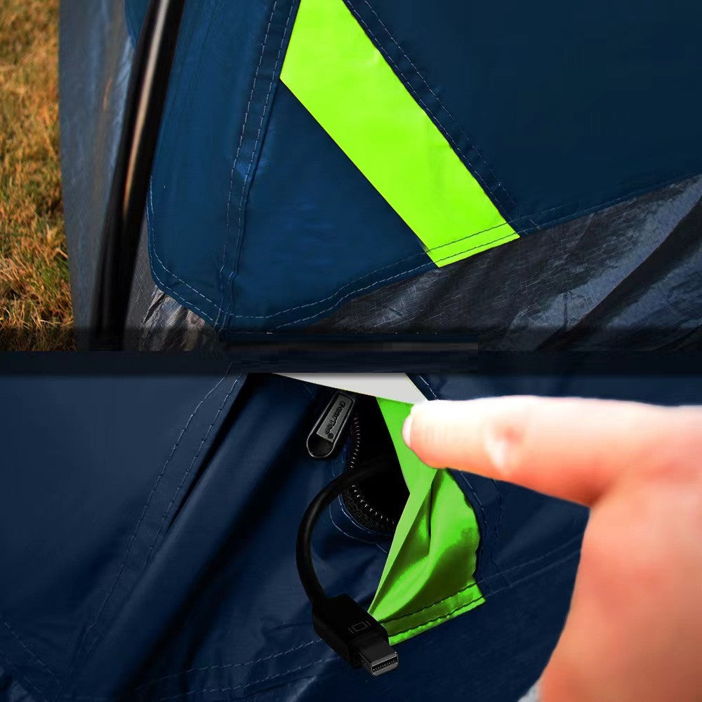 4 Person Black Coated Darkroom Tent For Camping Family Backpacking Tents - EDC Italia