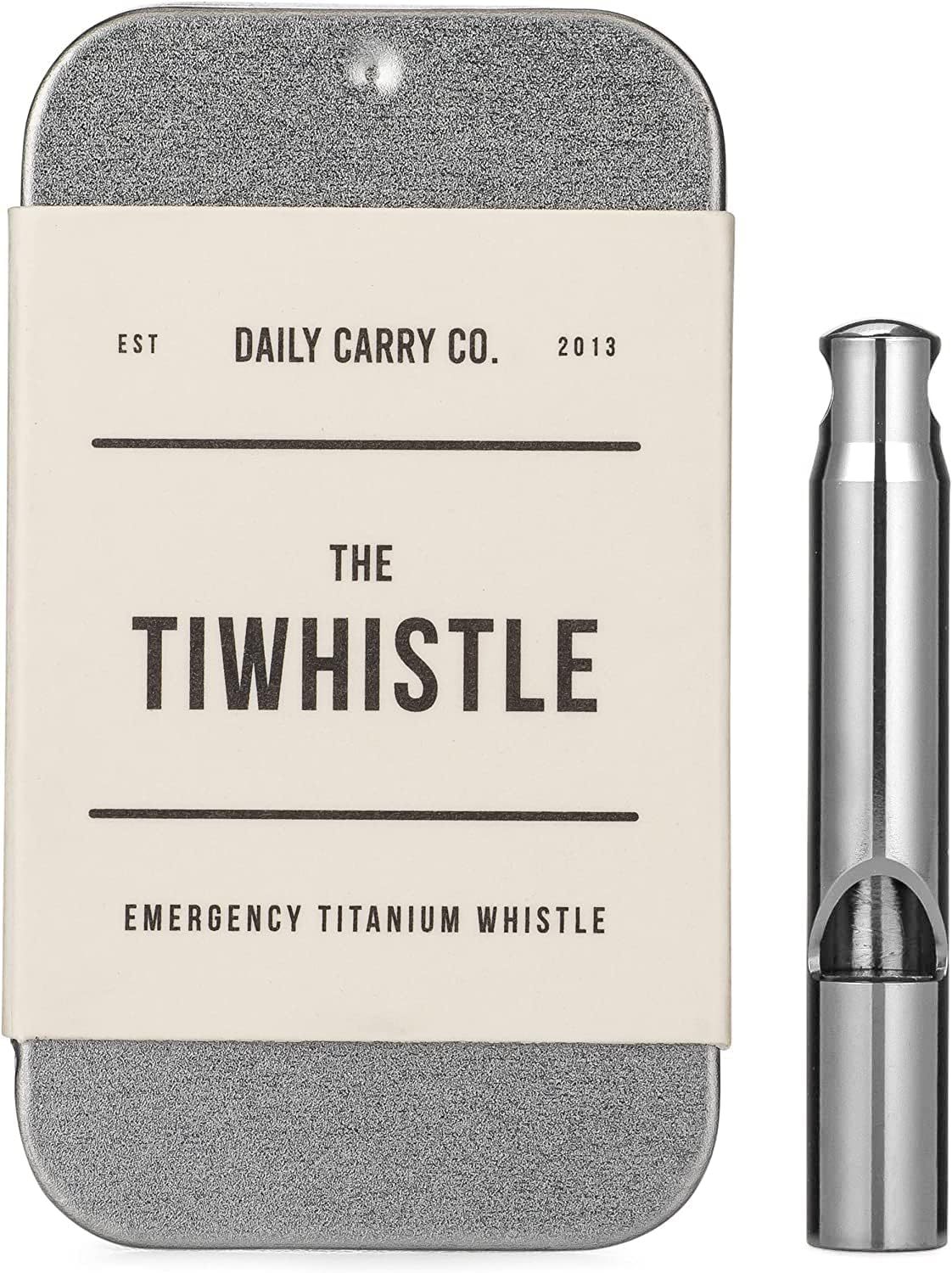 Titanium Alloy EDC Whistle Men's Pendant