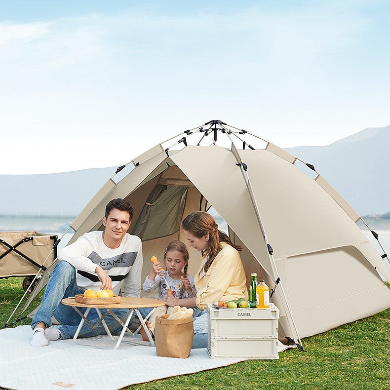 Outdoor Fully Automatic Pop Open Camping Sunscreen Rain Easy Storage Folding Tent - EDC Italia