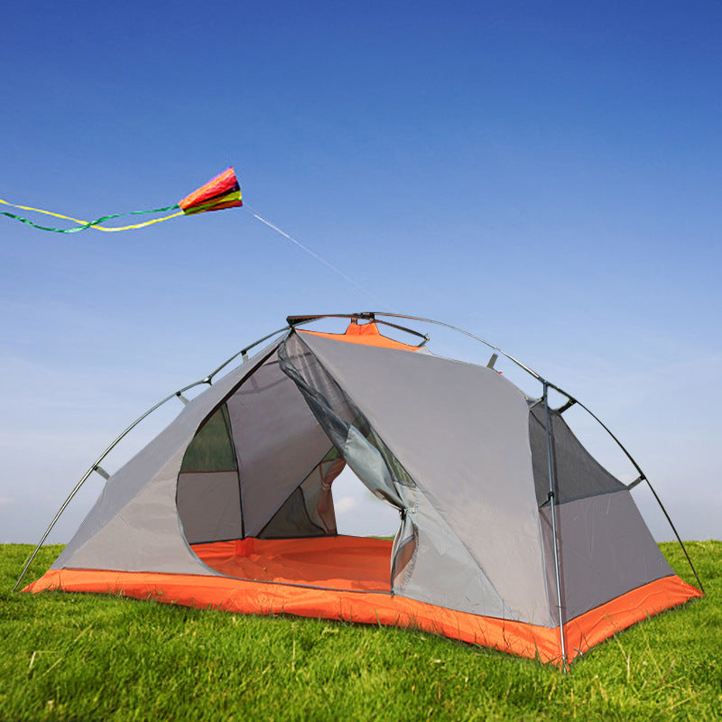 Outdoor Double Double Layer Aluminum Pole Tent - EDC Italia