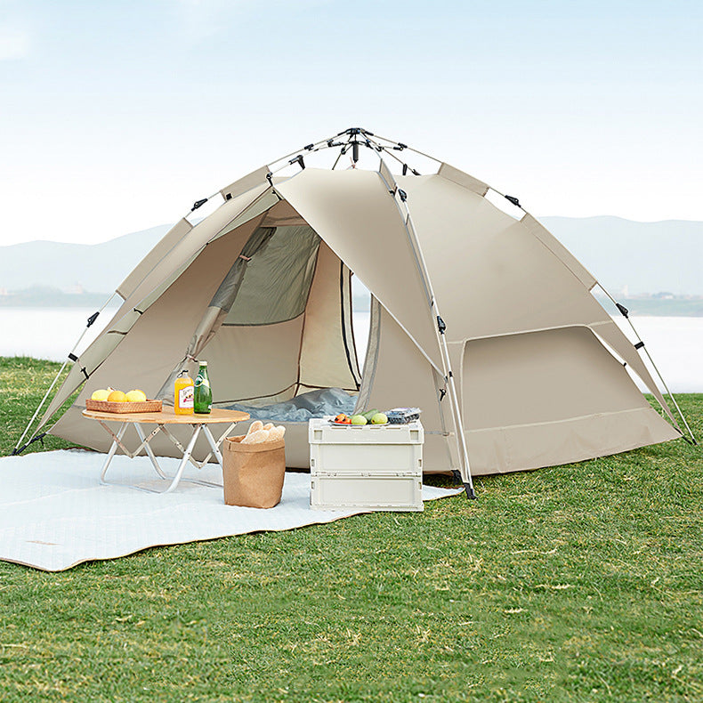 Outdoor Fully Automatic Pop Open Camping Sunscreen Rain Easy Storage Folding Tent - EDC Italia