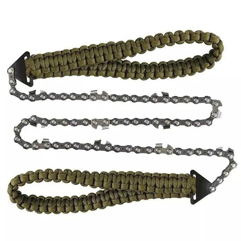Braided Umbrella Rope Camping Survival Pocket Saw - EDC Italia