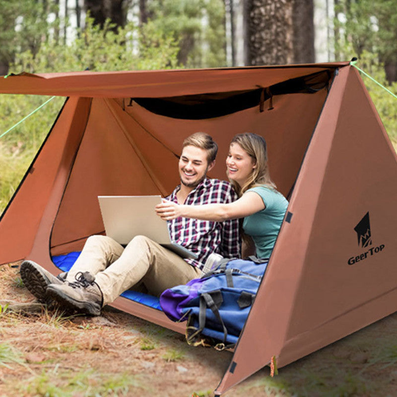 Double Camping Tent Outdoor Equipment Portable - EDC Italia