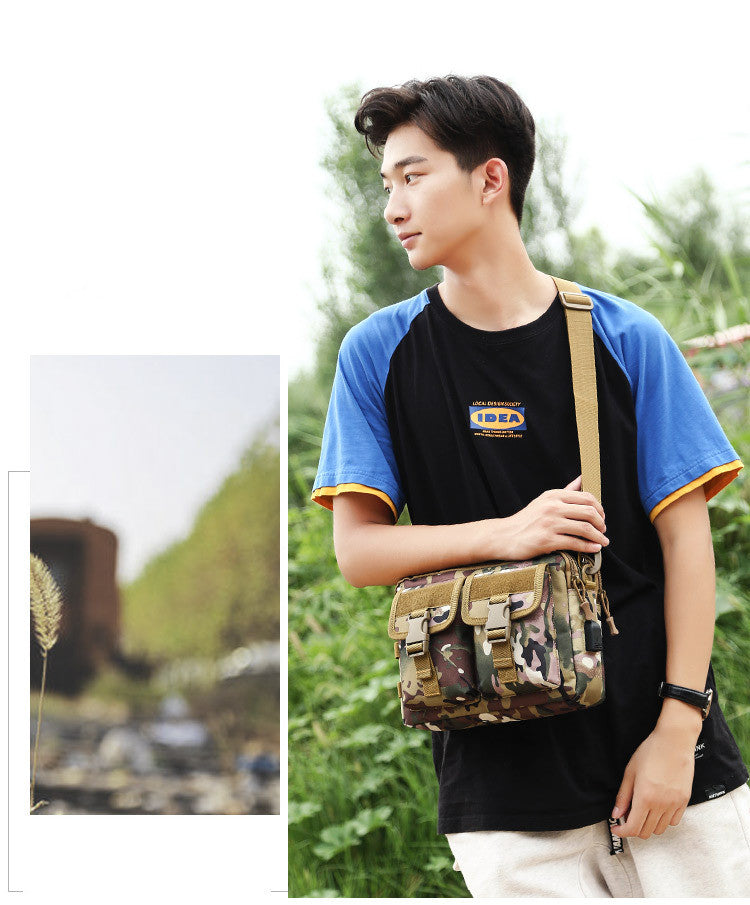 Outdoor One Shoulder Crossbody Bag New Camouflage Tactics Backpack Men's Portable Travel Pouch
