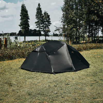 Double Layer Anti-storm Four Seasons Aluminum Pole Tent Outdoor Camping Tent - EDC Italia