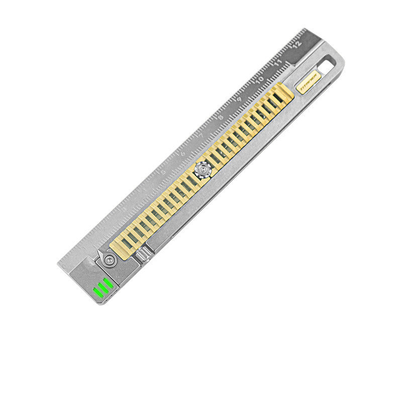 Titanium Alloy Edc Plays With Straight Ruler