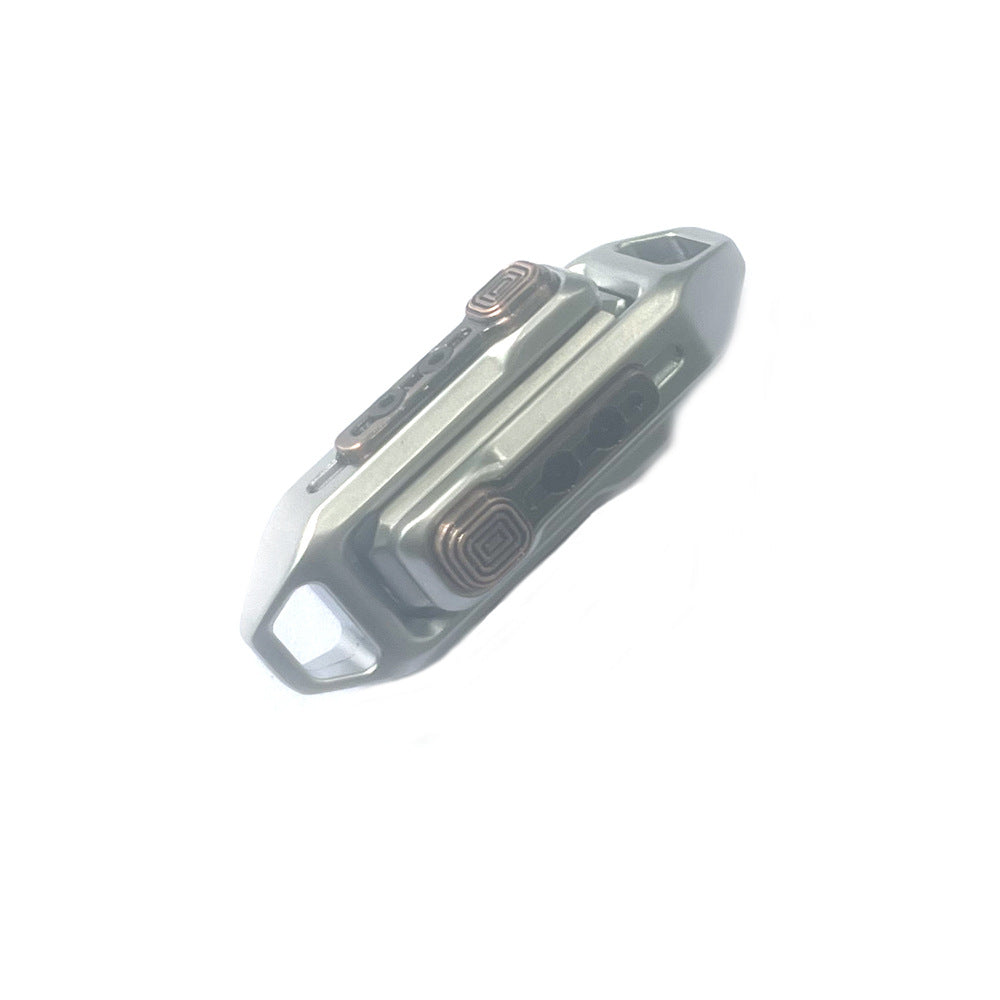 EDC Egg Pusher Magnetic Double Pusher Coin Rocket Fingertip Gyro Metal Toy