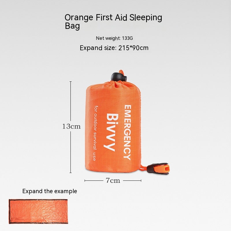 Portable Outdoor Disaster Relief Tent Camping Temporary Simple Sleeping Bag Warm Emergency Blanket - EDC Italia