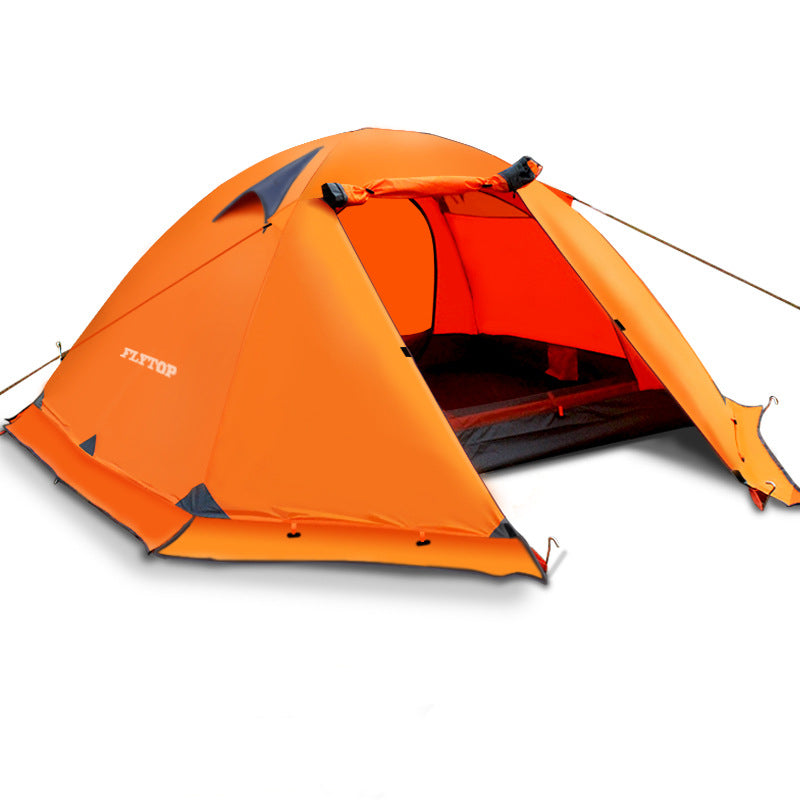 Camping Camping Tent Double Double Aluminum Pole Anti-storm Travel Camping - EDC Italia