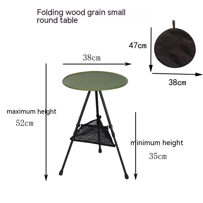 Outdoor Camping Folding Aluminum Alloy Tripod Table - EDC Italia