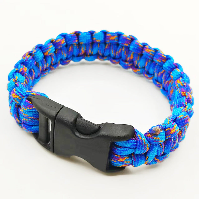 Paracord Outdoor Survival Seven-core Emergency Escape Life-saving Bracelet