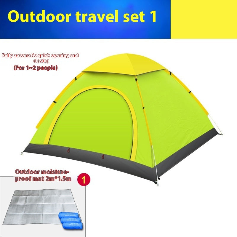Automatic Double Multi-person Camping Camping Double-door Tent - EDC Italia