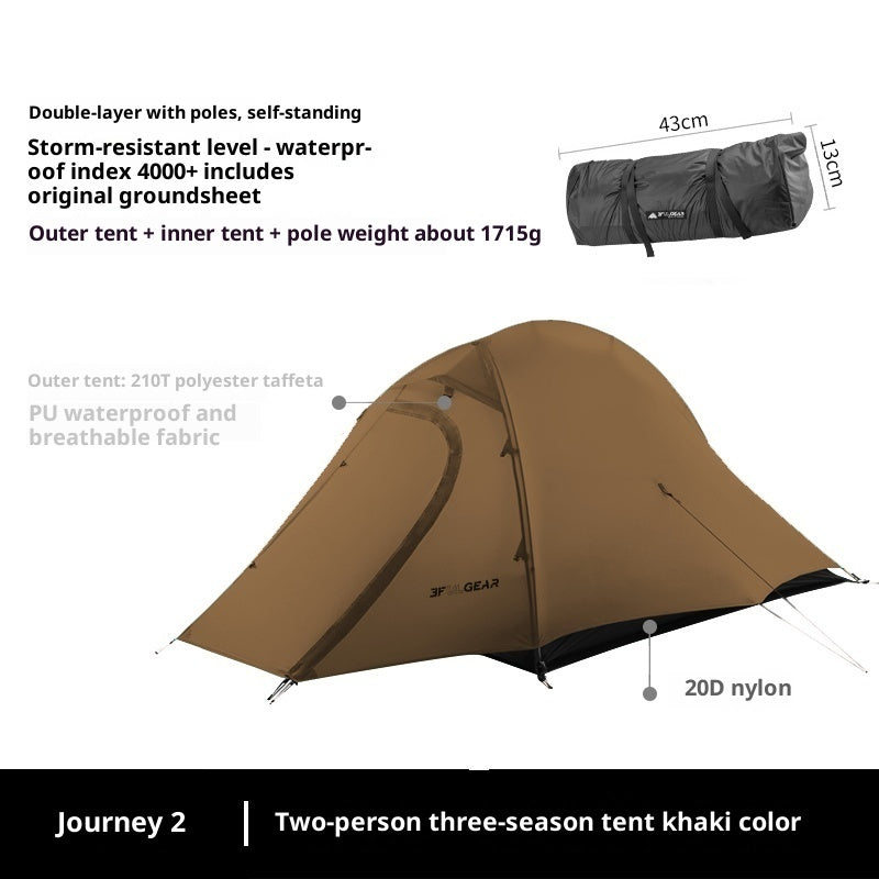 Ultra-light Stormproof And Wind-resistant Outdoor Camping Tent - EDC Italia