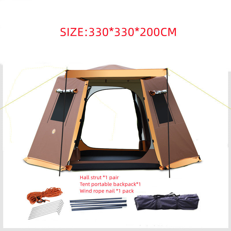 Outdoor 3-4-5-6 People Fully Automatic Camping Tent - EDC Italia