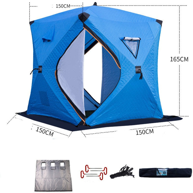 Large Yurt Red Camouflage Warm Tent - EDC Italia