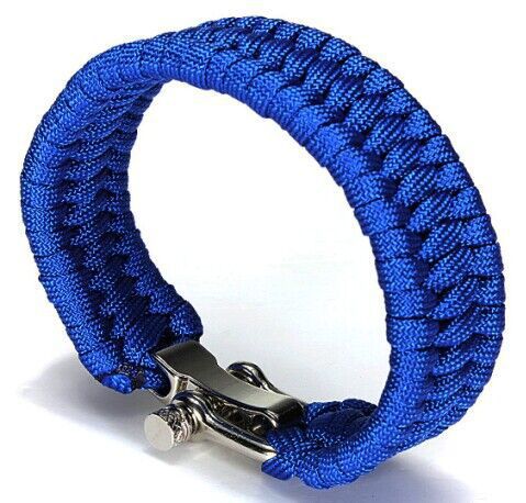 Knitted U-shaped Buckle-adjustable Survival Bracelet