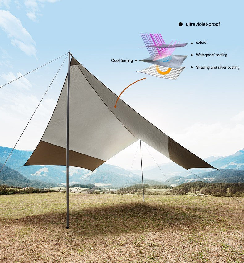 Rain Proof Shelter For Picnic And Sun Protection For Camping Awning Tent - EDC Italia
