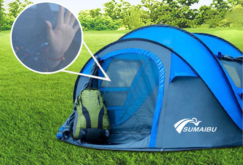 Outdoor Automatic Tent Quickly Opens And Throws Tent Supplies For 3-4 People Camping - EDC Italia