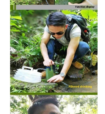 Outdoor Water Purifier Straw Direct Drink Ultrafiltration Filter Water Purifier