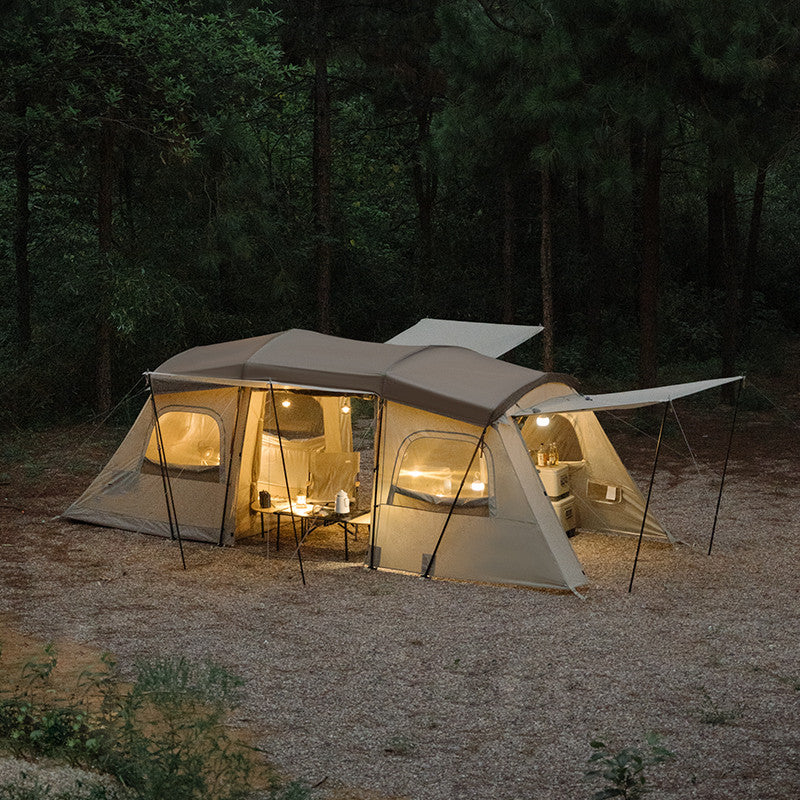 Outdoor Camping Speed Opening Tunnel Tent Rain And Sun Protection - EDC Italia