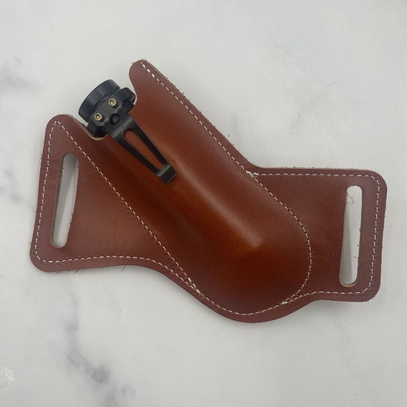 Tactical Cowhide Folding Knife Protective Sleeve