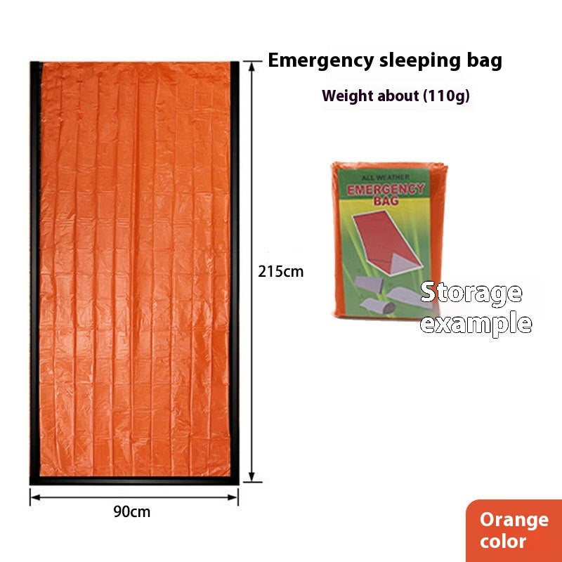 Outdoor Emergency Survival Sleeping Bag Portable Emergency Blanket Hiking