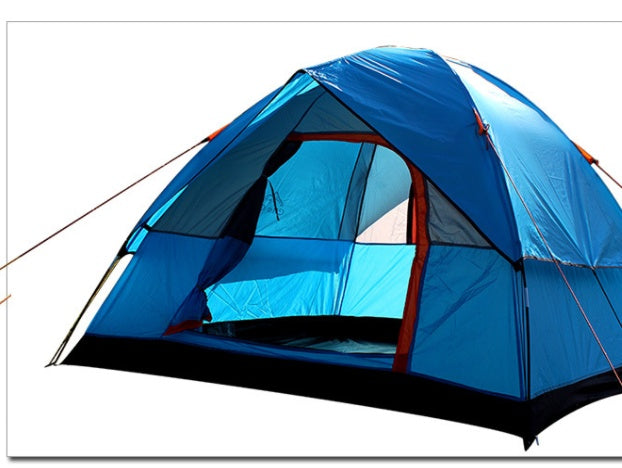 Tent 4 People To Build A Double Deck Family Outdoor Camping Travel Tent - EDC Italia