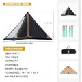 Waterproof Outdoor Camping Chimney Tent - EDC Italia