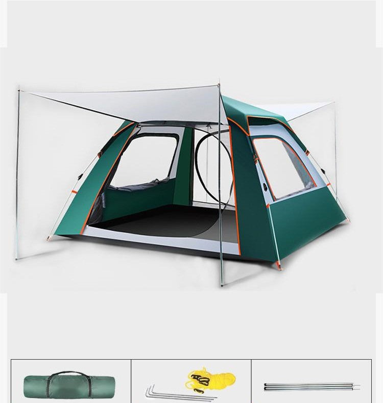 Foldable Automatic Thickening Sunscreen Wild Picnic Home Full Set Camping Tent - EDC Italia