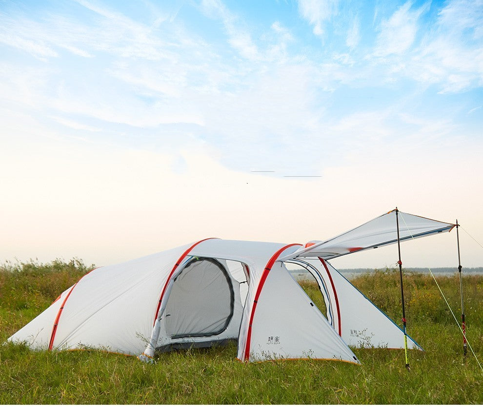 Static Nebula Layer  Light 3 Person Tunnel Tent Outdoor Mountaineering Camping - EDC Italia