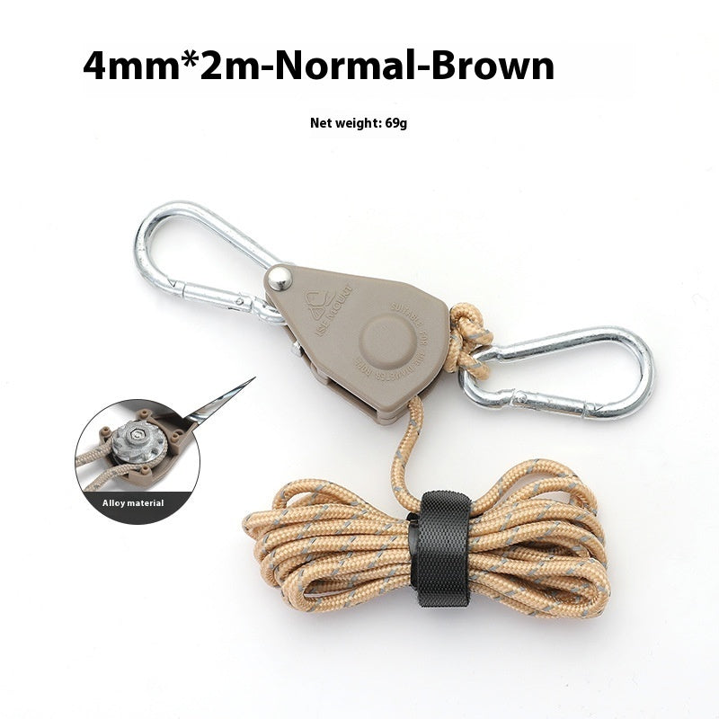 Outdoor Pulley Adjuster Tent Fixator - EDC Italia