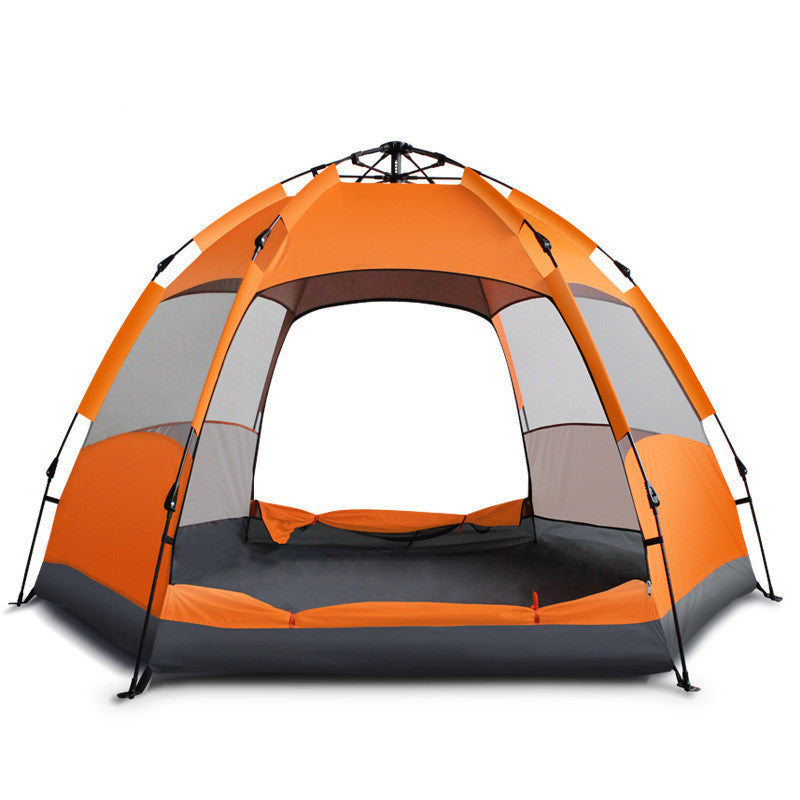 Full-automatic Quick-opening Tent For Outdoor Rain-proof Hexagonal Tourism Camping - EDC Italia